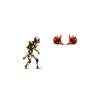 castlevania 4 enemy Claw Skeleton