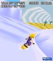 final fantasy vii snowboarding