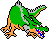 dragon warrior II enemy green dragon