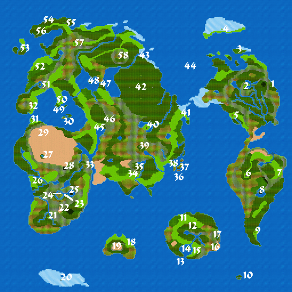 dragon warrior iii world map