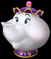 kingdom hearts character mrs. potts