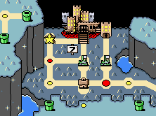 super mario world map Bowser Valley